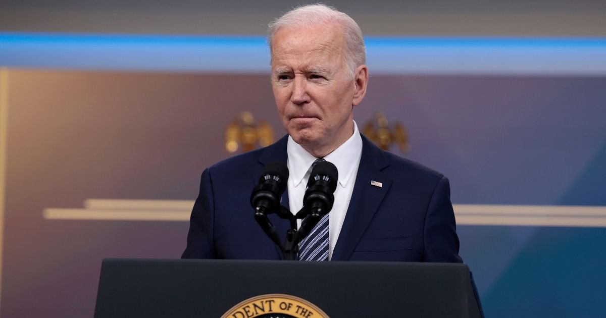 President Joe Biden, pictured at the South Court Auditorium of the White House last week.