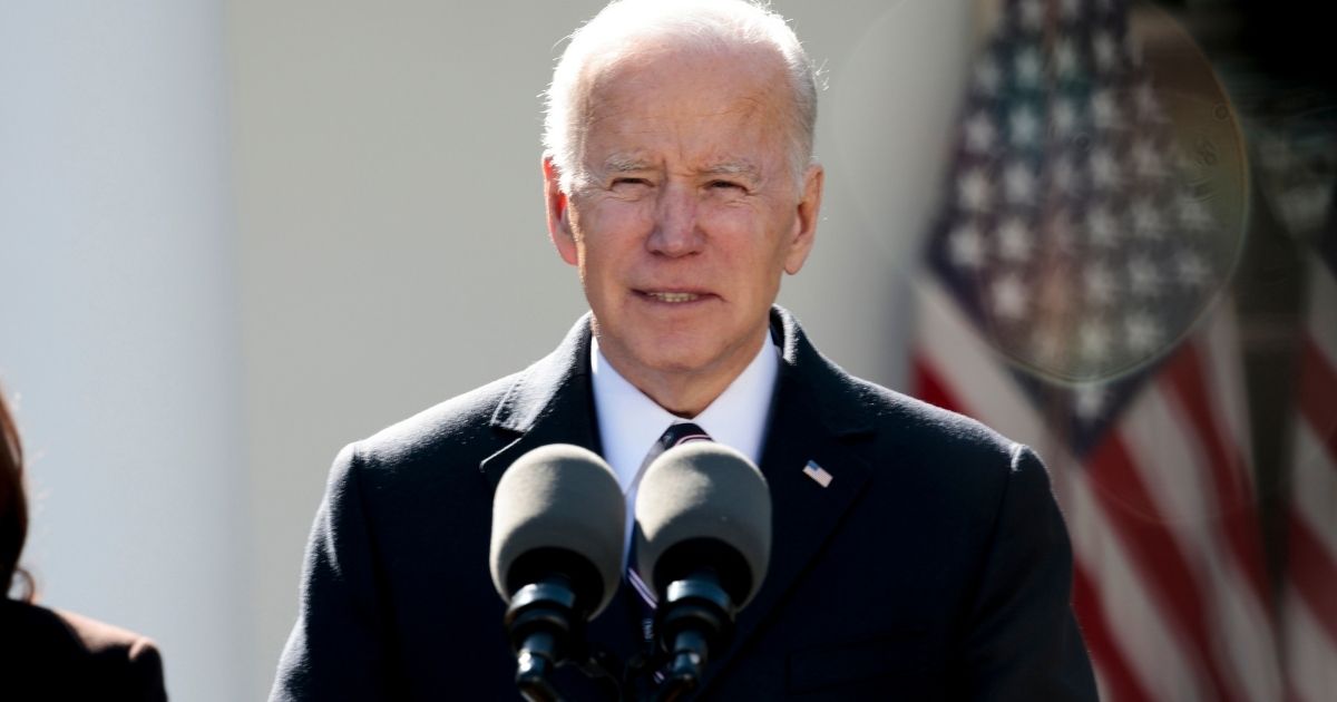 President Joe Biden, pictured speaking the White House Rose Garden last week.