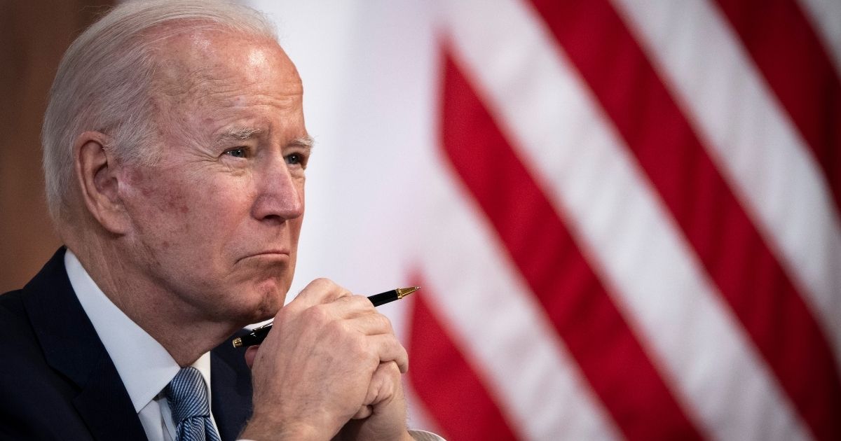 President Joe Biden, pictured in a Monday file photo in the South Court Auditorium of the White House complex.