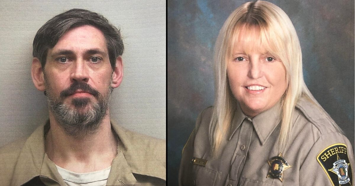 Murder suspect Casey White, left, and corrections officer Vicki White disappeared on Friday in Lauderdale County, Alabama.