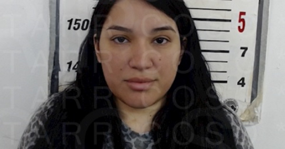 Lizelle Herrera pictured in her jail photo.