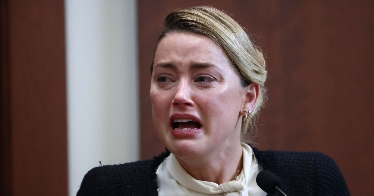 Actress Amber Heard testifies in Fairfax, Va., on May 5. Actor Johnny Depp is suing Heard, his ex-wife, for libel after she wrote an op-ed piece in The Washington Post in 2018 referring to herself as a public figure representing domestic abuse.