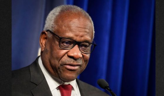 Associate Supreme Court Justice Clarence Thomas, seen speaking at an event in October, believes the leaking of a draft opinion regarding abortion has changed the institution forever.