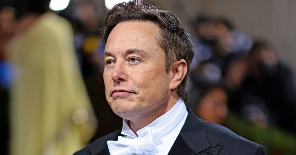 Elon Musk attends the Met Gala at the Metropolitan Museum of Art in New York City on May 2.