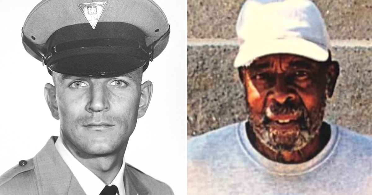 New Jersey State Trooper Werner Foerster, left, was killed in 1973 during a stop on the New Jersey Turnpike. Sundiata Acoli, right, an ex-Black Liberation Army member, was convicted of the murder but was granted parole on Tuesday after serving 49 years.
