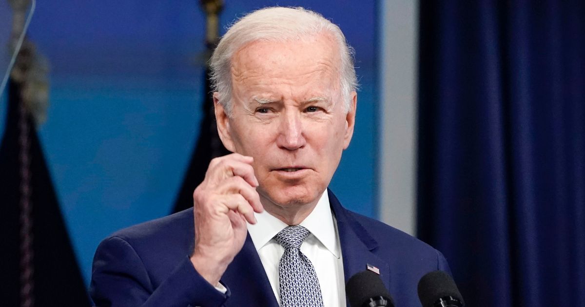 President Joe Biden speaks about inflation in the South Court Auditorium of the White House complex in Washington on Tuesday.