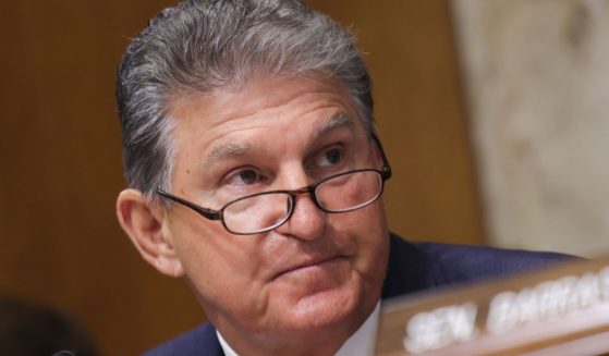 Democratic Sen. Joe Manchin of West Virginia attends a Senate Energy and Natural Resources Committee hearing on Capitol Hill on May 3.