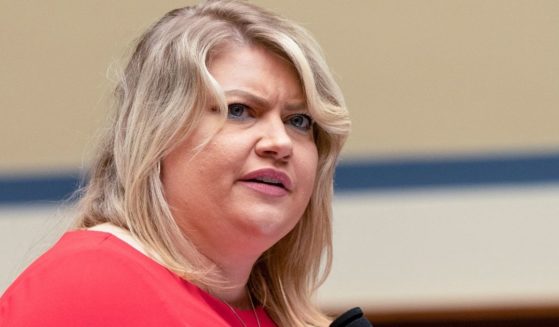 Republican Rep. Kat Cammack of Florida speaks during a House Committee on Oversight and Reform hearing on Capitol Hill in Washington on Sept. 30, 2021.