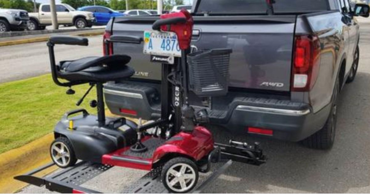 On Monday, Millie Anderson's scooter fell off the back of her daughter's truck, without her knowledge, and she took to social media to find the missing vehicle. Thankfully, a good Samaritan found the scooter and returned it to Anderson on Tuesday.