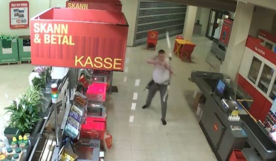 A man slaughters people at a store in Kongsberg, Norway, using a bow and arrows.