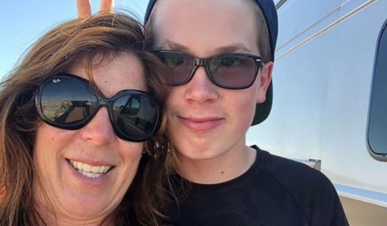 Pauline Stuart of San Jose, California, is pictured with her son, Ryan Last, who took his life.
