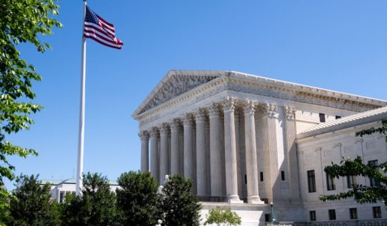 The U.S. Supreme Court building is pictured in Washington, D.C. On Monday, Politico received a draft of a majority opinion from the Court overturning Roe v. Wade.