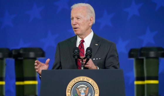 President Joe Biden speaks at a Lockheed Martin plant in Troy, Alabama, on Tuesday.