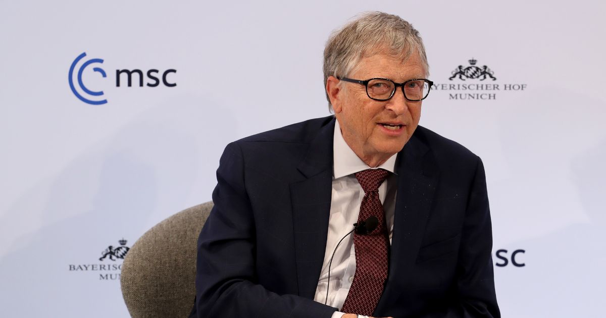 Microsoft co-founder Bill Gates is pictured in February at the Munich Security Conference in Munich, Germany.