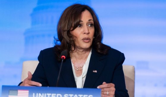 Vice President Kamala Harris speaks during the summit of the U.S. and the Association of Southeast Asian Nations at the State Department on Friday.
