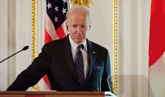 President Joe Biden, pictured at a Monday news conference in Tokyo.