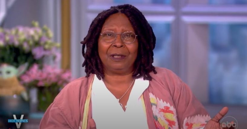 "The View" co-host Whoopi Goldberg appears on Monday's show.