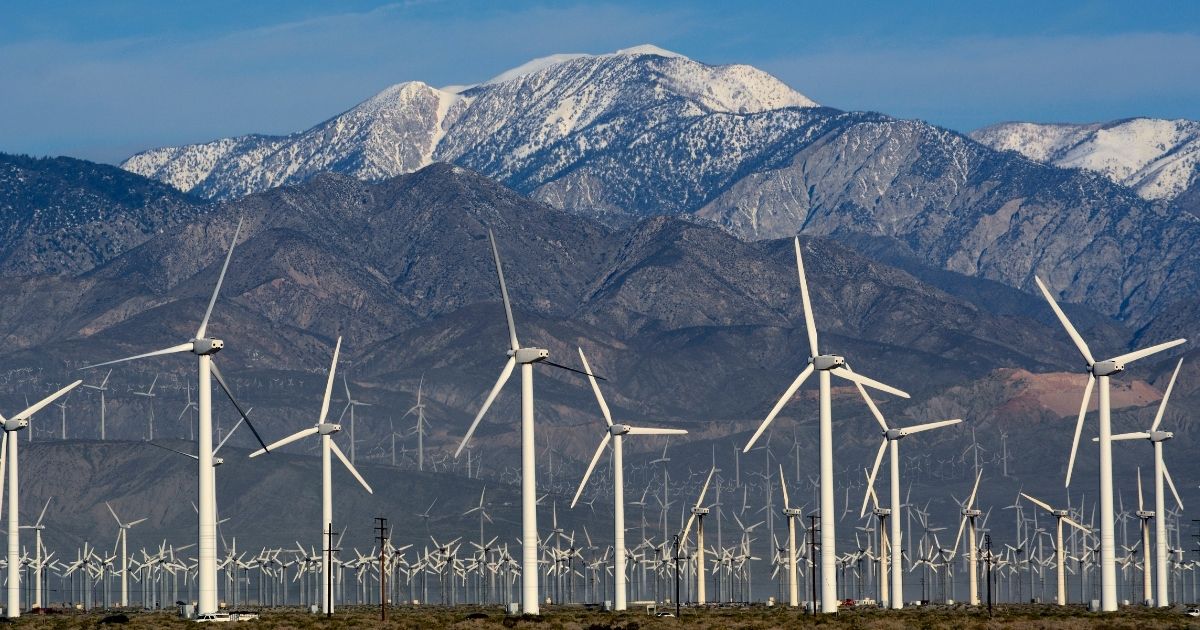 Wind turbines generate electricity at the San Gorgonio Pass Wind Farm near Palm Springs, Calif. The Biden administration has been so intent on shutting down traditional energy plants run by fossil fuels that experts say there may not be enough electricity available from renewable sources, many of which have yet to become fully operational due to supply-chain problems and inflation.