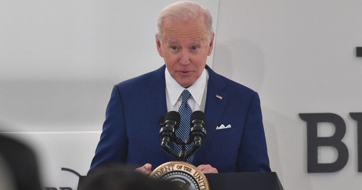President Joe Biden delivers remarks at the Business Roundtable CEO meeting in Washington on March 21.