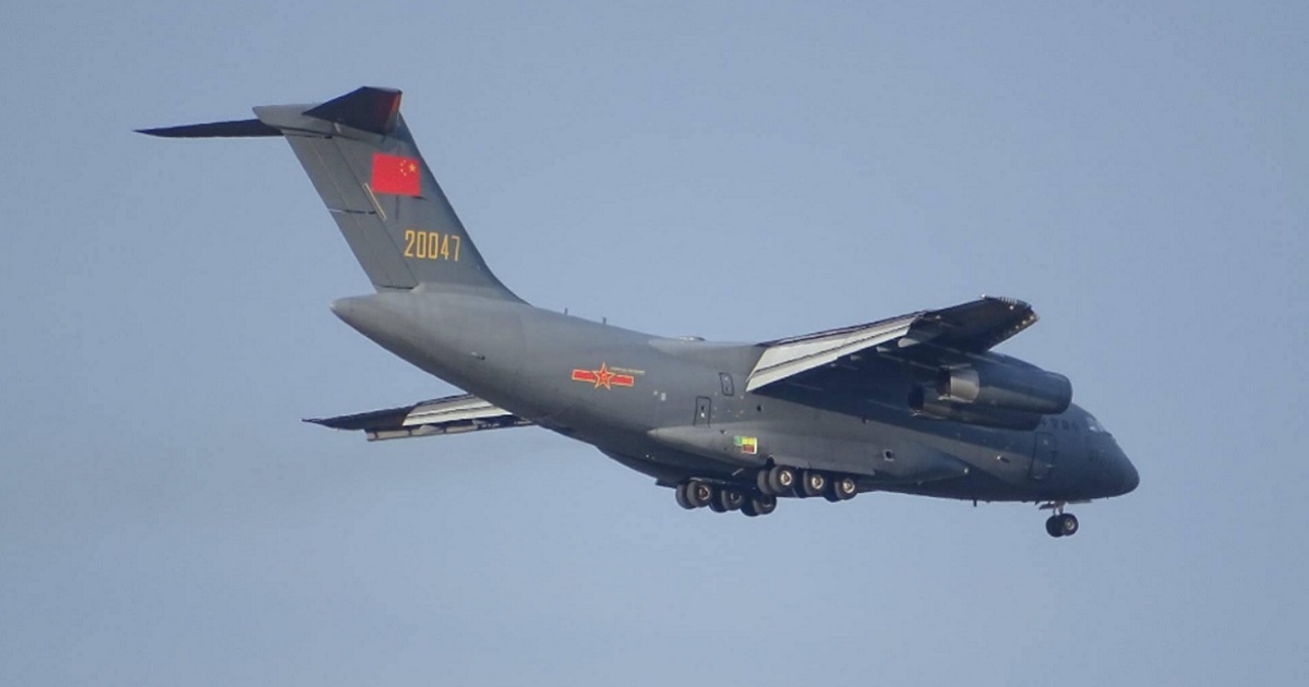 A Chinese military aircraft that was part of a flight that delivered weapons to the Balkan county of Serbia.