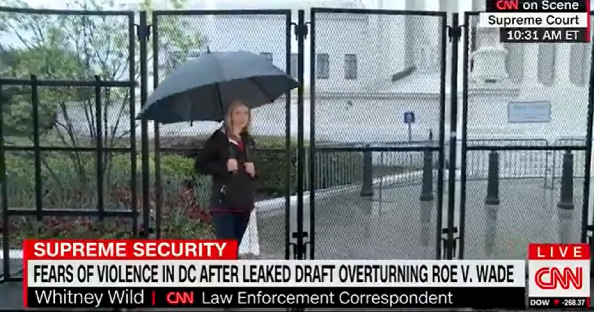 CNN correspondent Whitney Wild reports from outside the Supreme Court Friday.