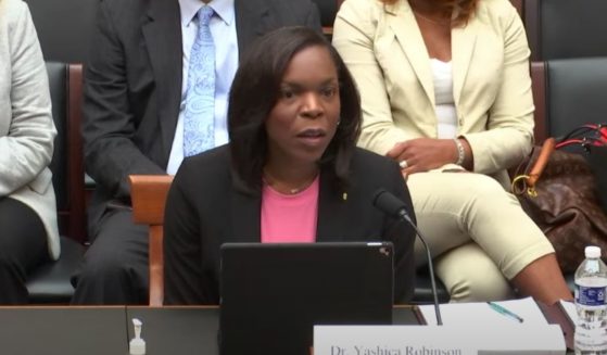 Dr. Yashica Robinson spoke at the congressional hearing "Revoking Your Rights" on Wednesday.