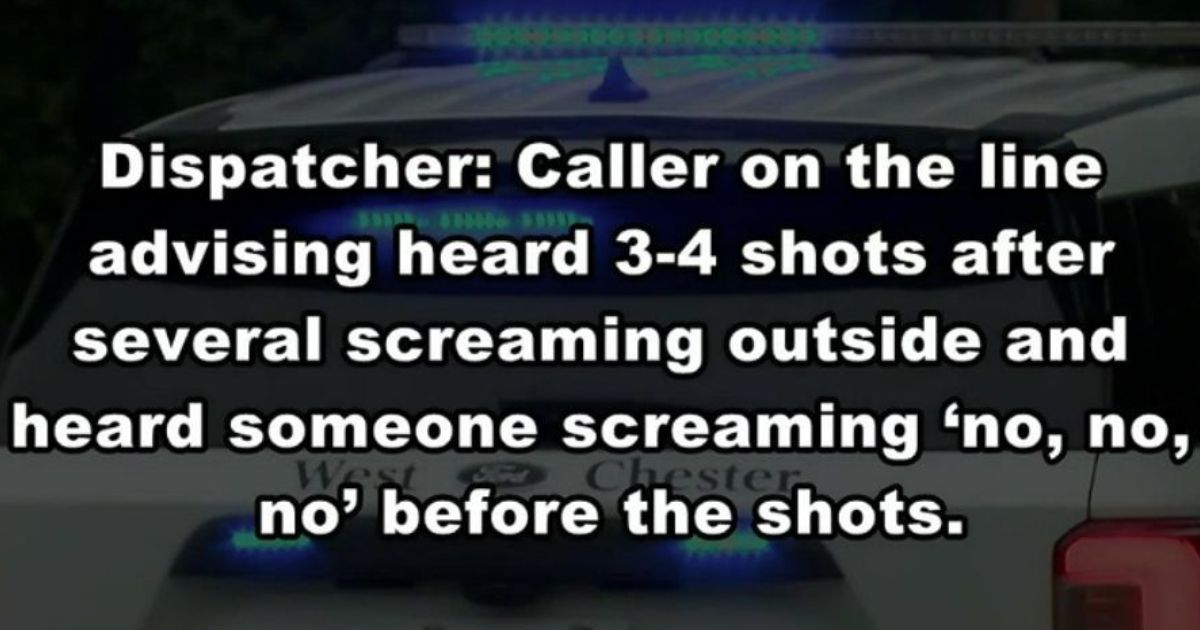 Dialogue of the 911 dispatcher during a call regarding a home invasion in West Chester, Ohio, on May 28.
