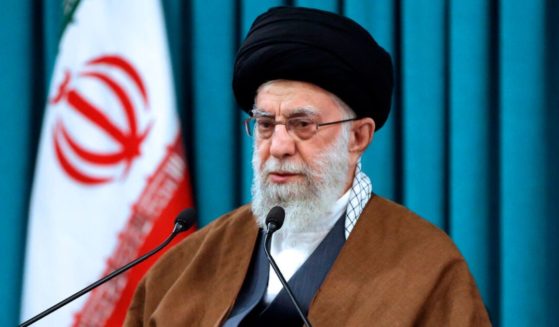 Iranian supreme leader Ayatollah Ali Khamenei speaks in a televised address in Tehran on March 21.