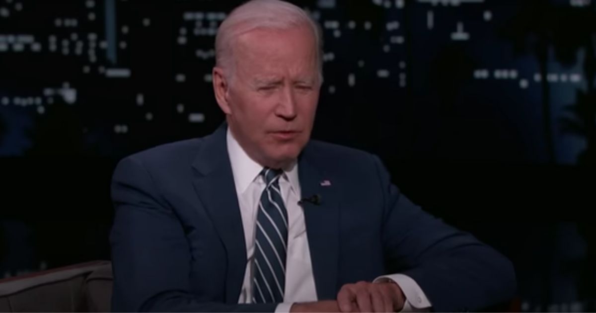 President Joe Biden either invented some new words or mangled some old ones pretty badly during his visit with talk show host Jimmy Kimmel.