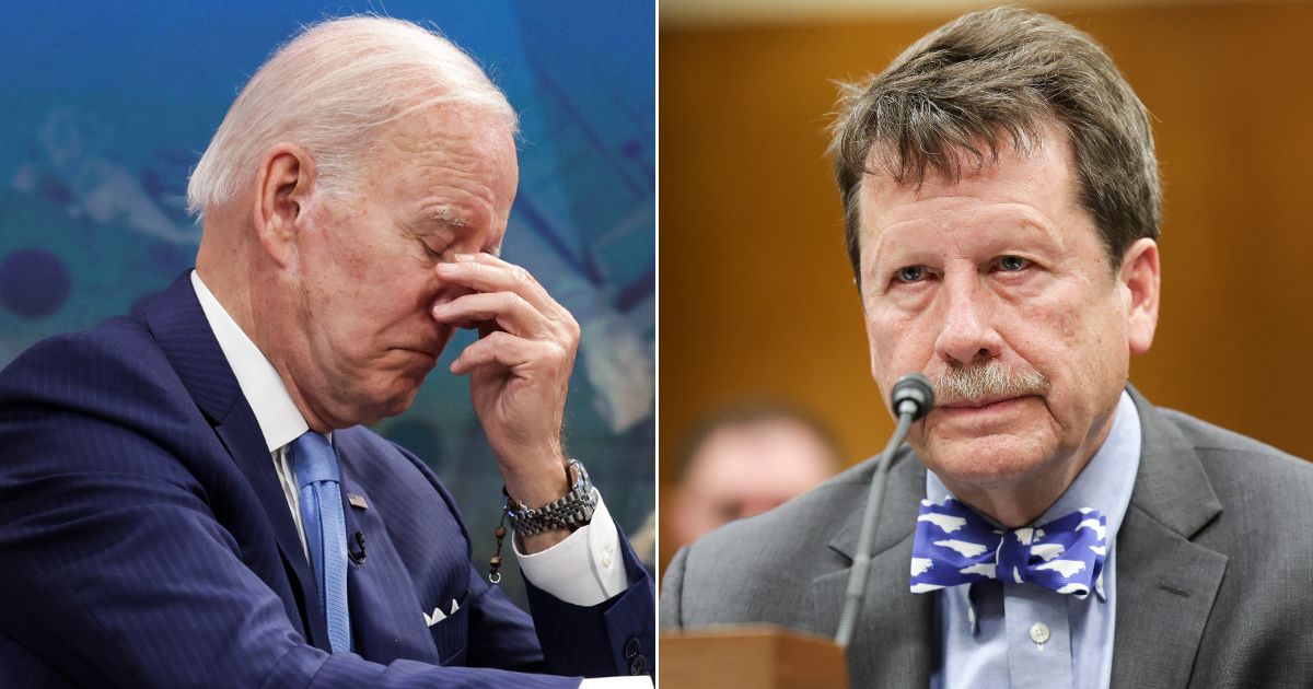 President Joe Biden's Food and Drug Administration, led by Commissioner Robert Califf, right, is being audited regarding its handling of problems with baby formula production.