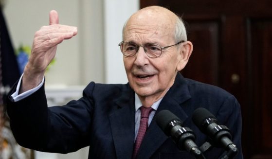 Supreme Court Associate Justice Stephen Breyer speaks about his coming retirement in the Roosevelt Room of the White House in Washington on Jan. 27.
