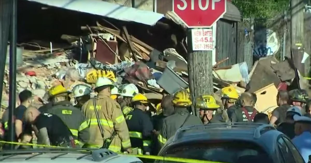 Firefighters had to dig several of their fellow responders out of the rubble after the collapse.