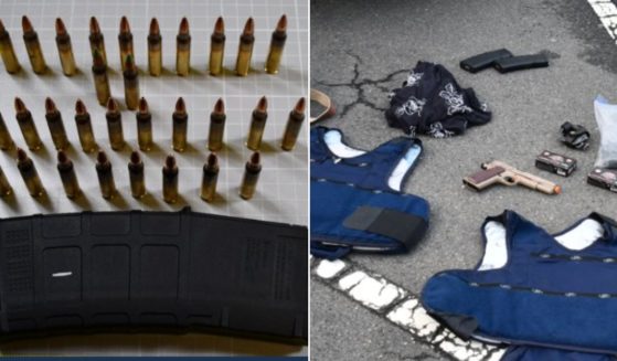 The man had real ammunition and magazines, but fake weapons, according to the U.S. Capitol Police.