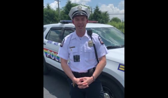 The Columbus Police Department unveiled an LGBT-themed cruiser in honor of "Pride Month" on Thursday.