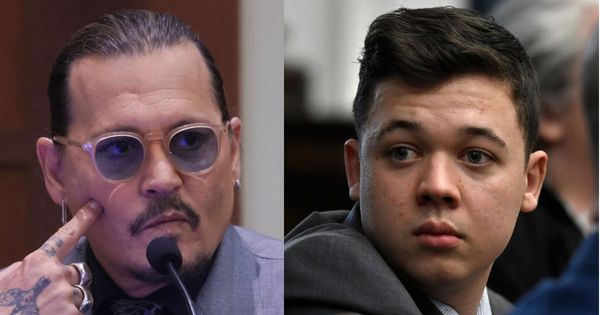 Actor Johnny Depp, left, won his defamation lawsuit against his ex-wife Amber Heard on Wednesday, which has "fueled" Kyle Rittenhouse, right, to take further action against those who defamed him after the incident in Kenosha, Wisconsin, in 2020.