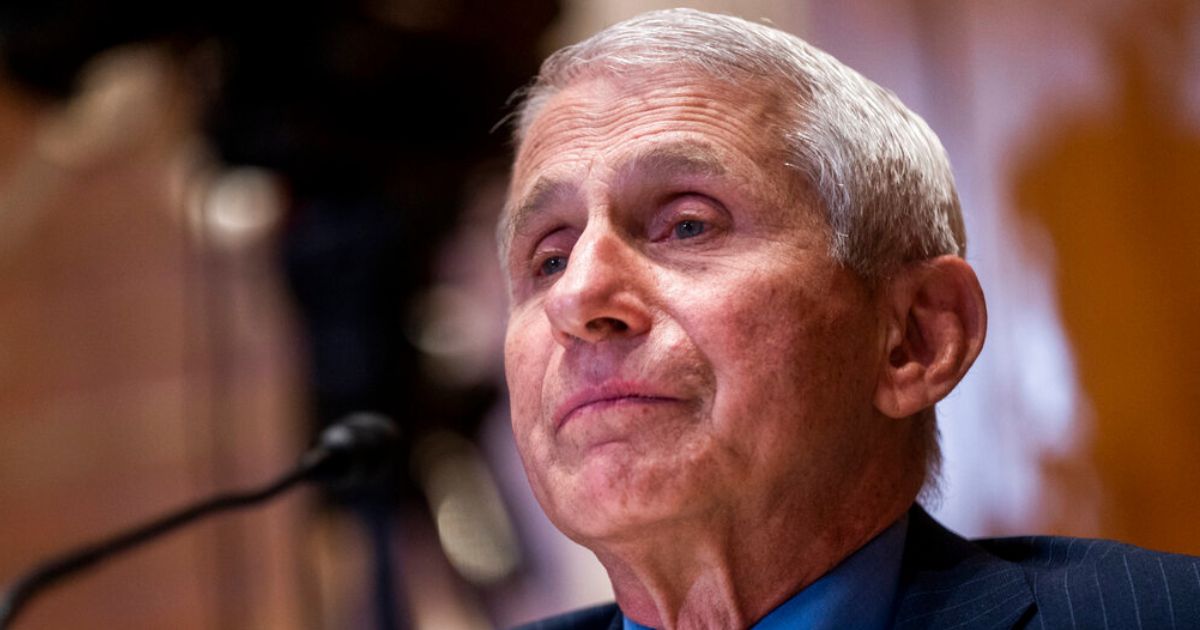 Dr. Anthony Fauci, Director of the National Institute of Allergy and Infectious Diseases, is seen during Senate testimony in May. Fauci told senators last week that he has no plans to stop funding his Chinese 'colleagues.'