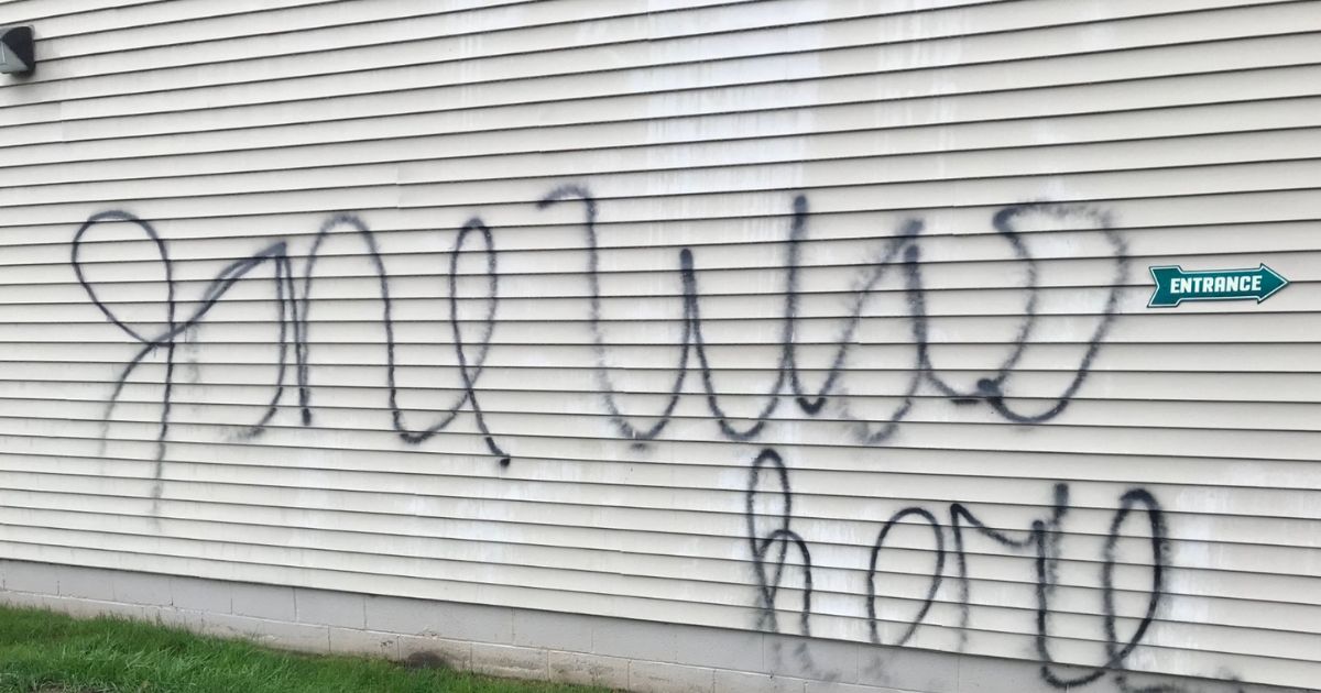 Graffiti left in the attack referred to the pro-abortion terrorist group 'Jane's Revenge," which has taken credit for a previous attack on a pro-life pregnancy center in Wisconsin.