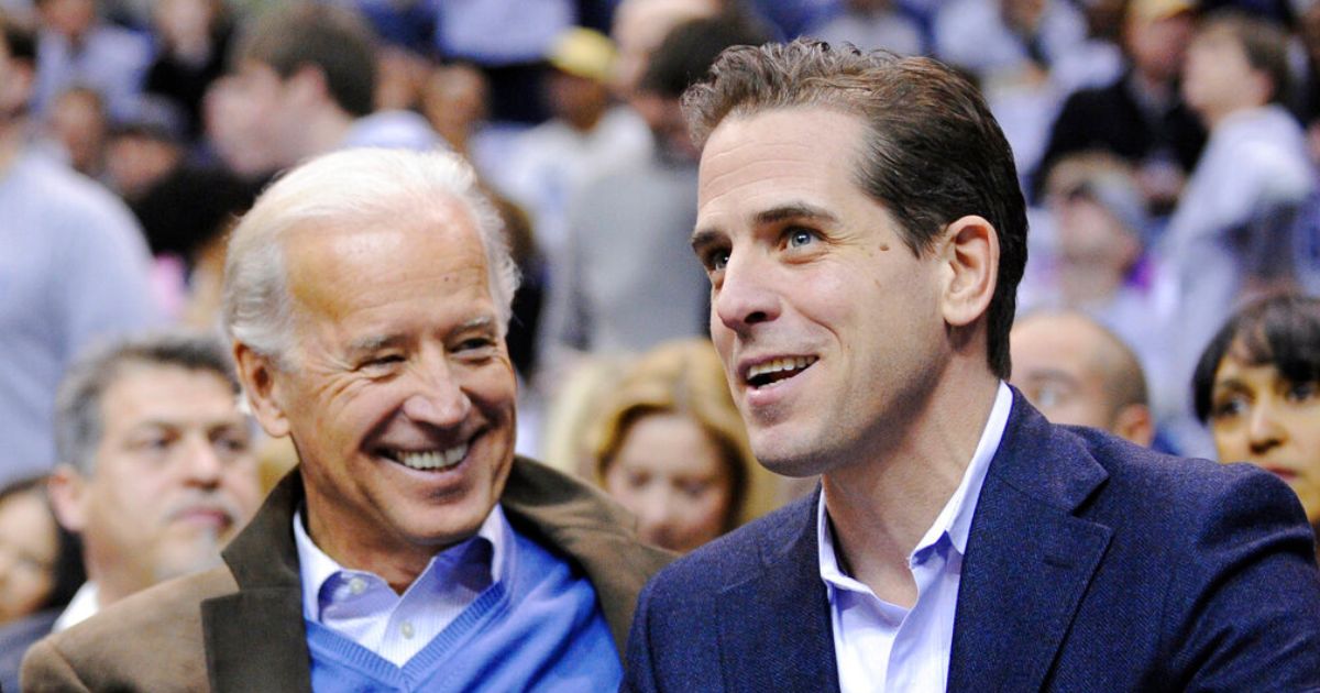Joe Biden, left, who was then vice president,and his son Hunter Biden are pictured at a basketball game in January 2010. Despite the younger Biden's longstanding struggles with addiction and questionable personal and business dealings, a source close to the family says Hunter is his father's closest adviser. In one recording found on Hunter's infamous abandoned laptop, he is heard boasting that his father "thinks I’m a god."