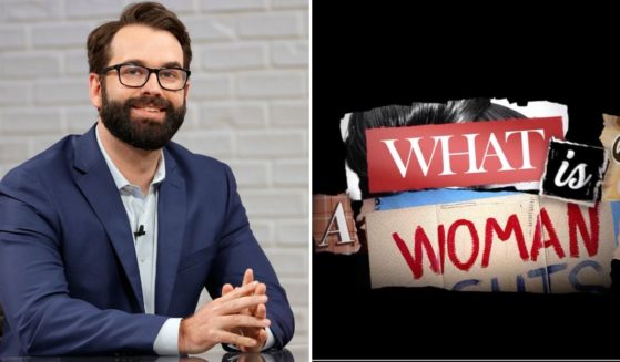 Matt Walsh, left, spent several months traveling around the world and asking people how to define the word "woman" for his documentary "What is a Woman?" that aired on the Daily Wire streaming platform.