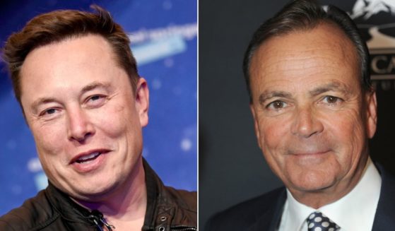 Elon Musk tweeted an endorsement Friday for businessman Rick Caruso, right, in the Los Angeles mayoral race.