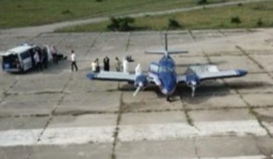 The plane was located in Bulgaria, but the occupants escaped.