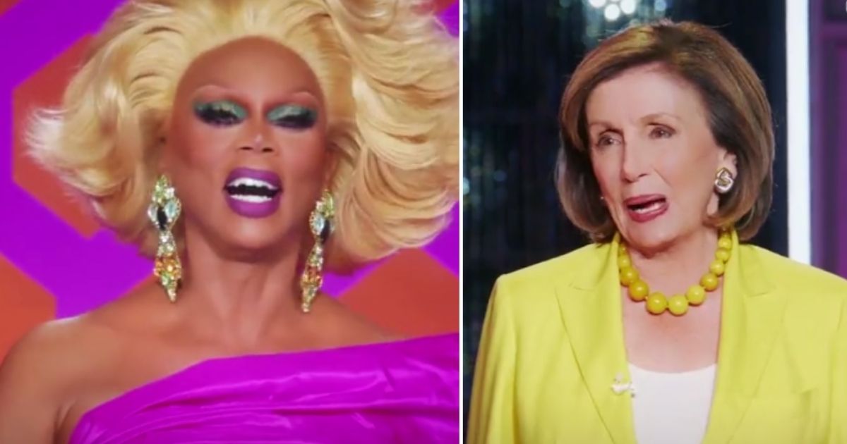 House Speaker Nancy Pelosi appeared on a reality TV show about drag queens to pander to her woke fans.