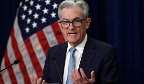 Federal Reserve Chairman Jerome Powell speaks at a news conference on interest rates, the economy and monetary policy actions at the Federal Reserve Building in Washington on Wednesday.