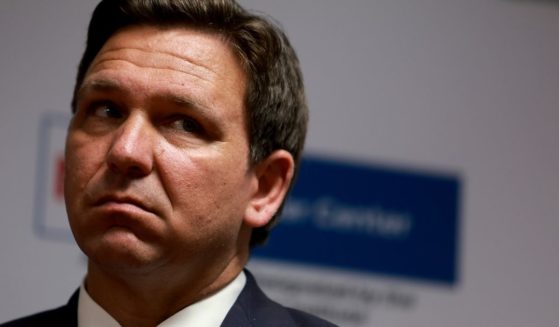 Florida Gov. Ron DeSantis speaks during a news conference on May 17 in Miami.