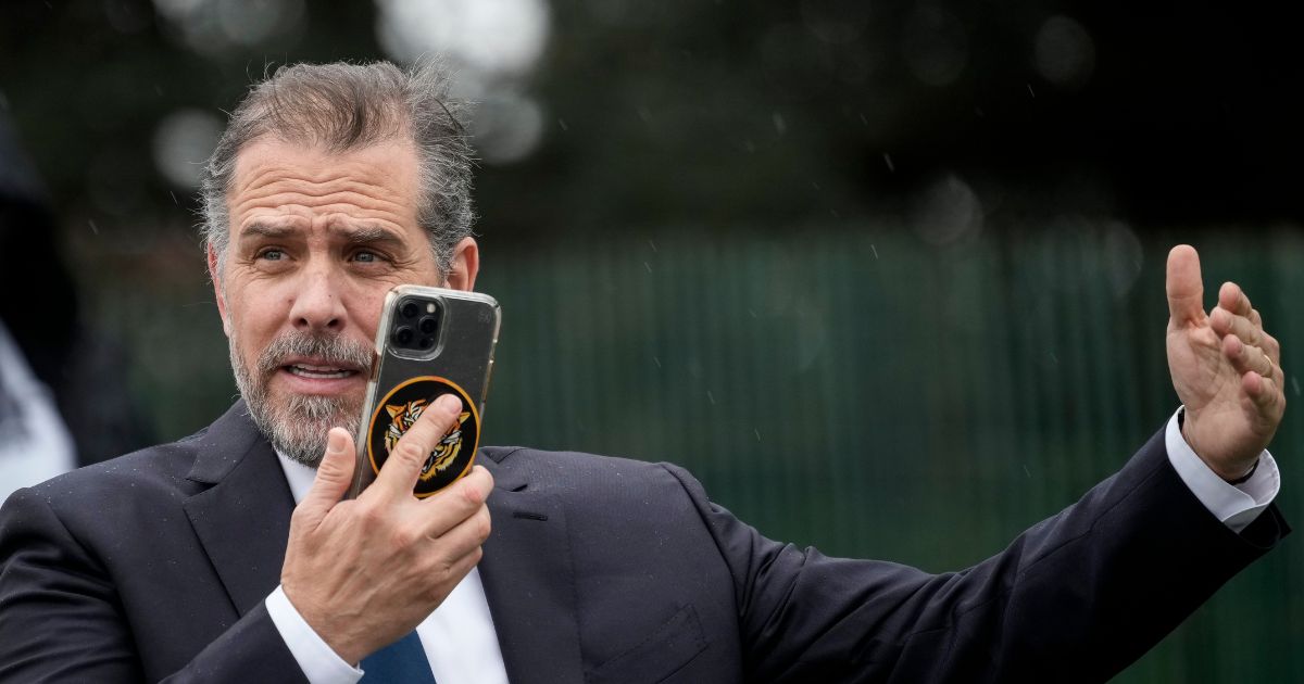 Hunter Biden, pictured at the White House Easter Egg Roll in April.