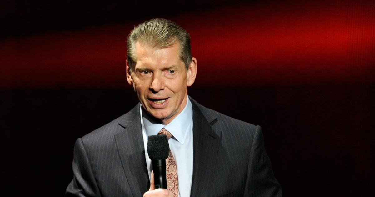 Vince McMahon speaks at a news conference in Las Vegas on Jan. 8, 2014.