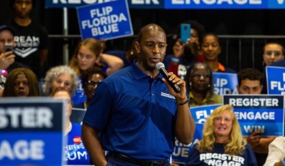 Former Tallahassee mayor and Florida gubernatorial candidate Andrew Gillum speaks during an event on March 20, 2019, in Miami Gardens, Florida.