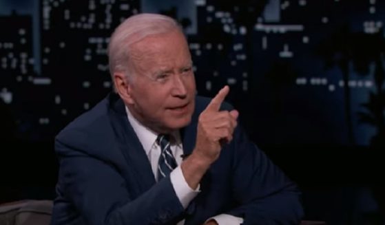 President Joe Biden appears Wednesday on ABC's "Jimmy Kimmel Live."