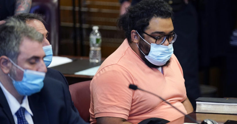 Richard Rojas, right, appears in court in New York on May 9.