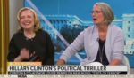 Hillary Clinton and Louise Penny discuss their co-authored novel "State of Terror" with CBS host Gayle King on Tuesday.